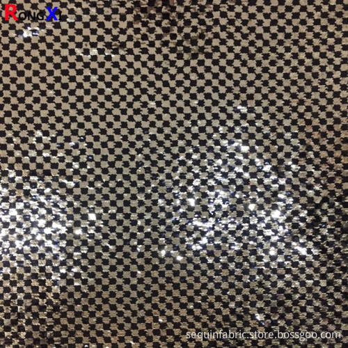5 mm wendbarer Streifen-Paillettenstoff